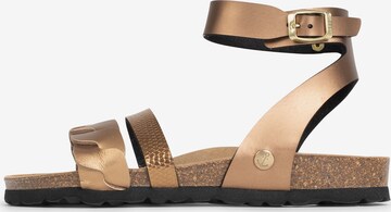 Bayton - Sandalias 'Capucine' en oro: frente