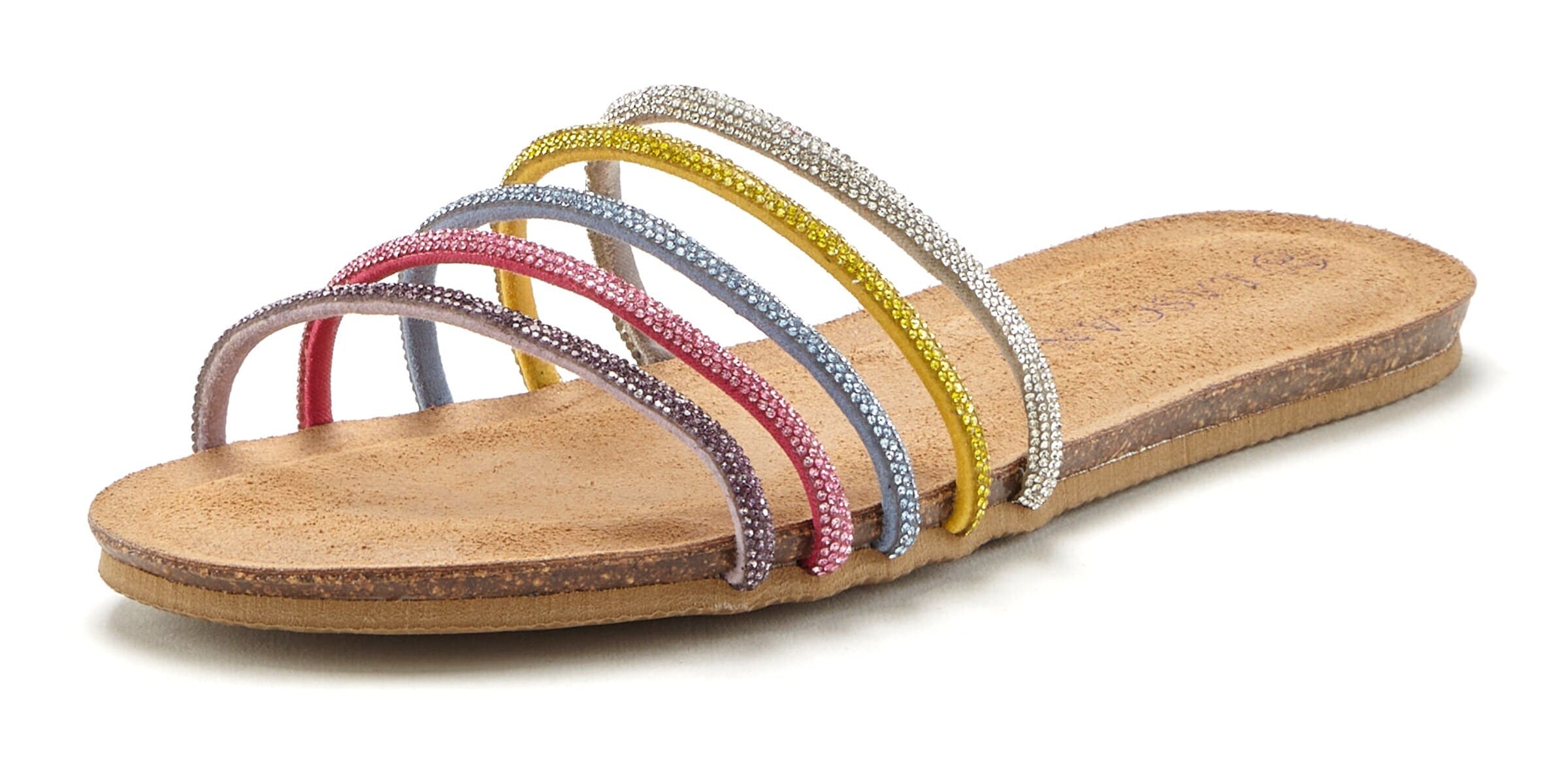 LASCANA Pantolette i silver: framsida