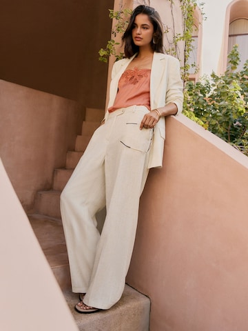 Friends Like These Широкий Плиссированные брюки в Бежевый