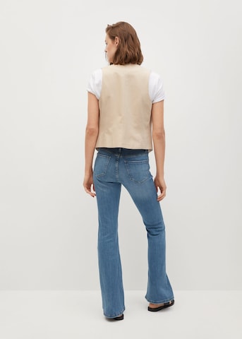 MANGO Flared Jeans i blå