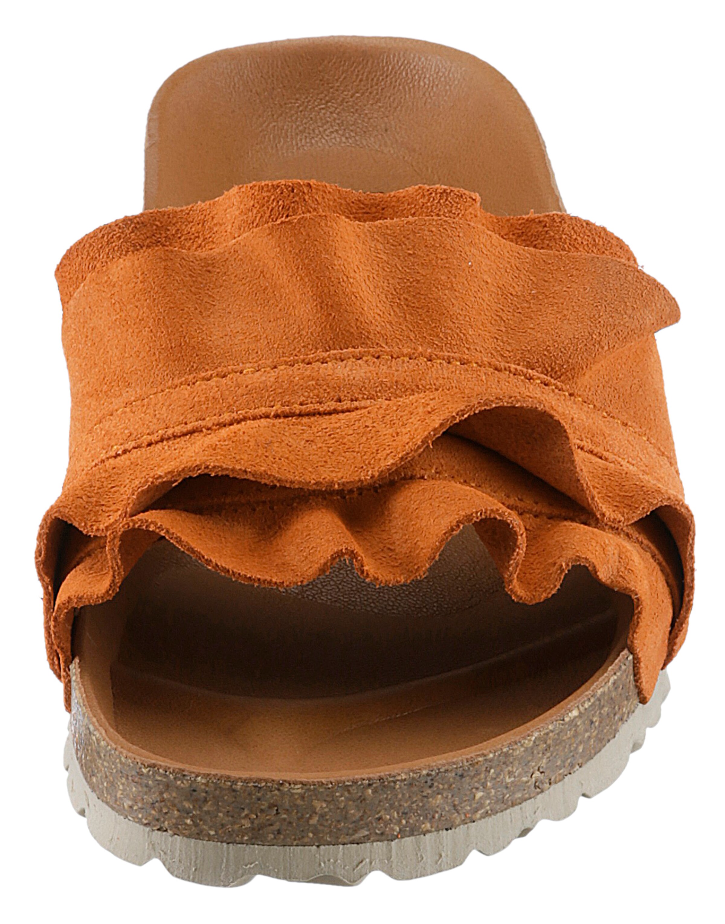 VERBENAS Mules in Orange