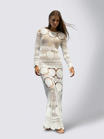 Robe 'Birkin' Miss June en blanc