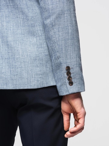 Coupe regular Veste de costume Ombre en bleu