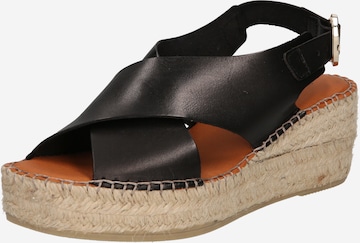Shoe The Bear Sandaal 'Orchid' in Zwart: voorkant