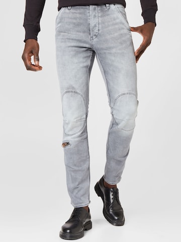 G-Star RAW Slimfit Jeans 'Pilot' in Grau: predná strana