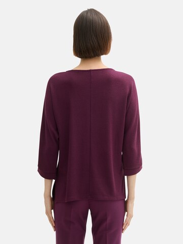 TOM TAILOR Shirt in Purple