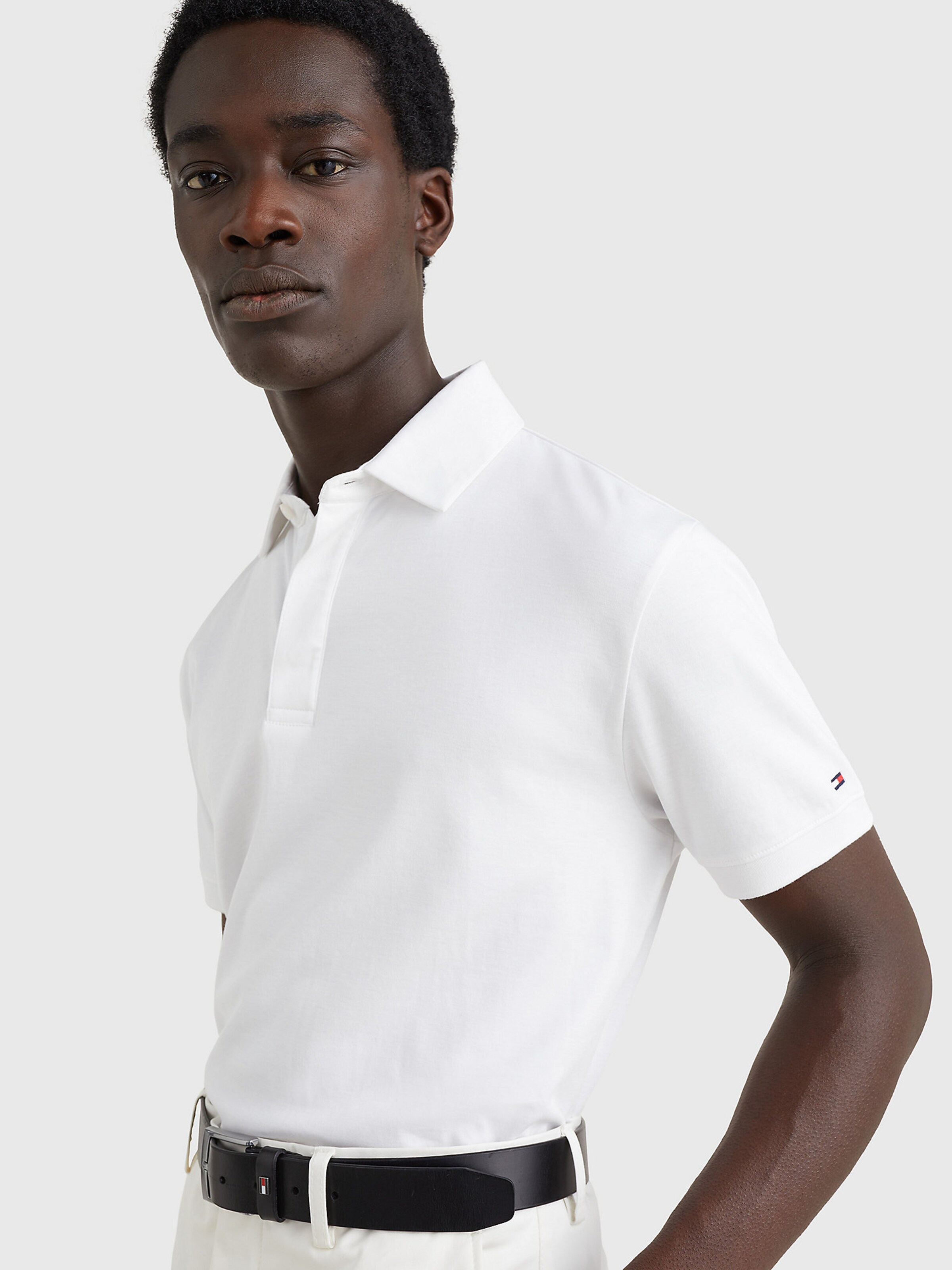 Männer Große Größen TOMMY HILFIGER Shirt in Weiß - UJ45825 Männer Große Größen TOMMY HILFIGER Shirt in Weiß - UJ45825