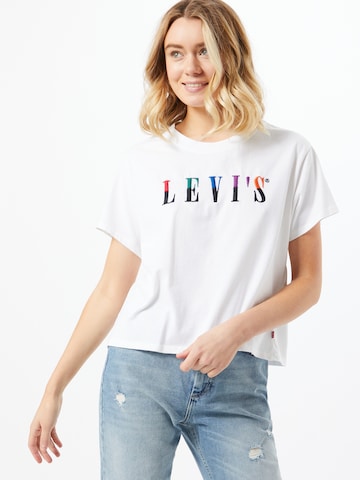 T-shirt LEVI'S ® en blanc : devant