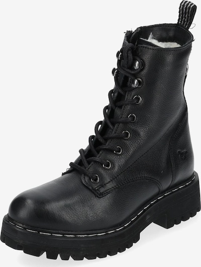 MUSTANG Lace-Up Ankle Boots in Black, Item view