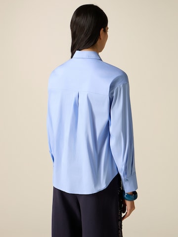 Maglietta di oltre in blu