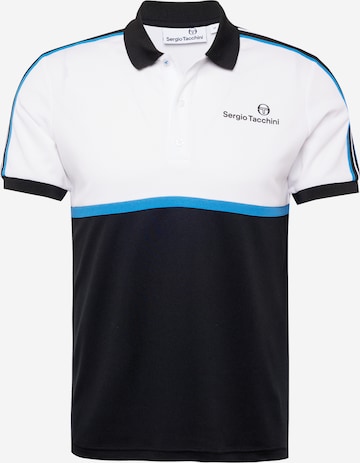 Sergio Tacchini - Camiseta funcional 'LISTA' en blanco: frente