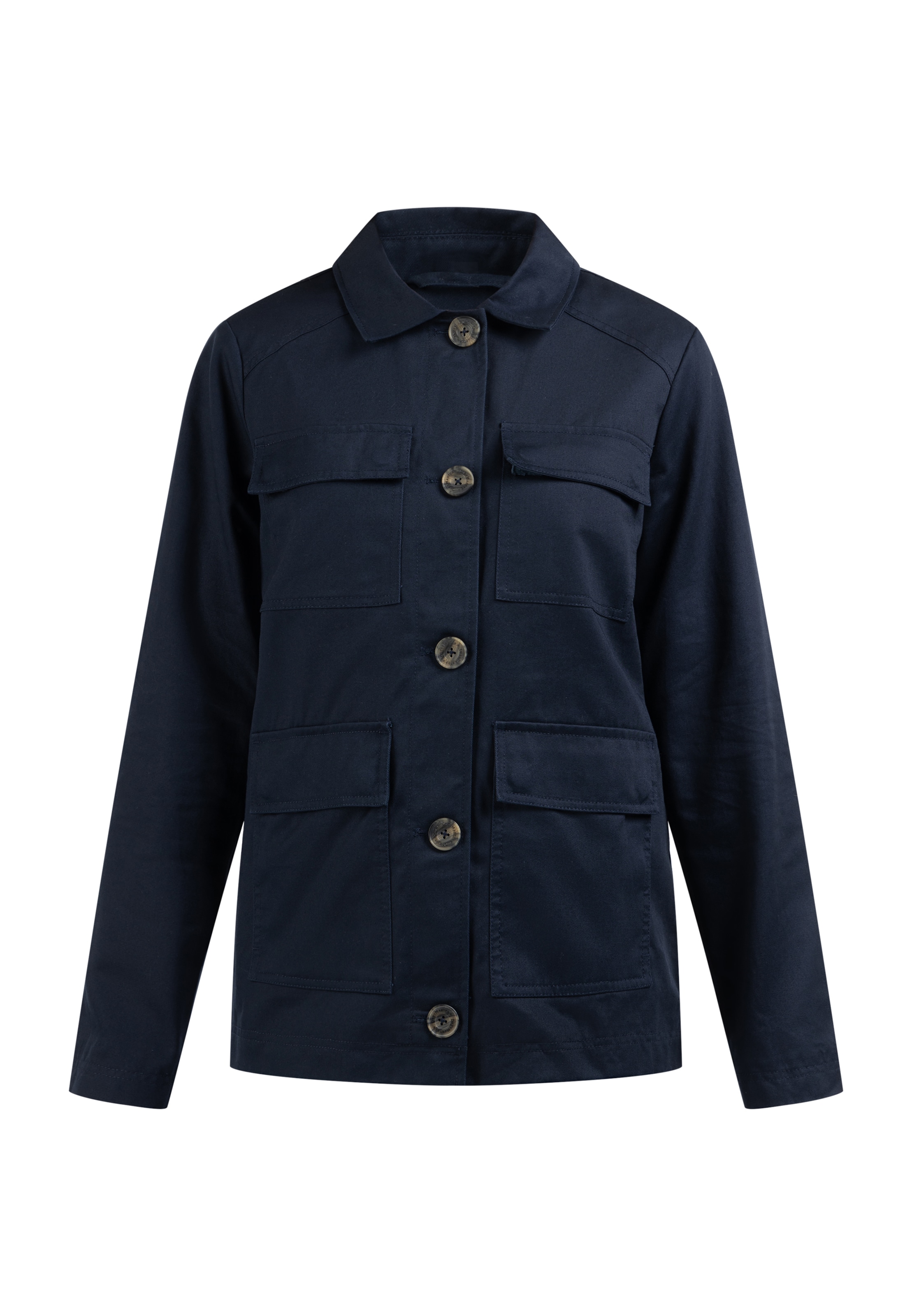 DreiMaster Vintage Преходно яке в синьо: отпред