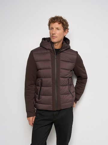 Salsa Jeans Winterjas in Bruin: voorkant