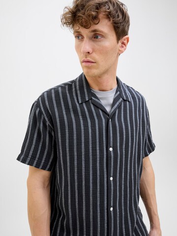 JACK & JONES Comfort Fit Skjorte 'JOREaster Patras' i blå