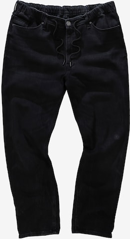 STHUGE Regular Jeans in Black: front