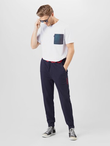 HUGO Red Tapered Trousers 'DUROS' in Blue