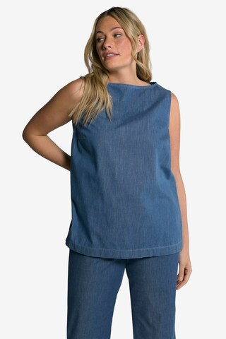 Ulla Popken Blouse in Blue: front