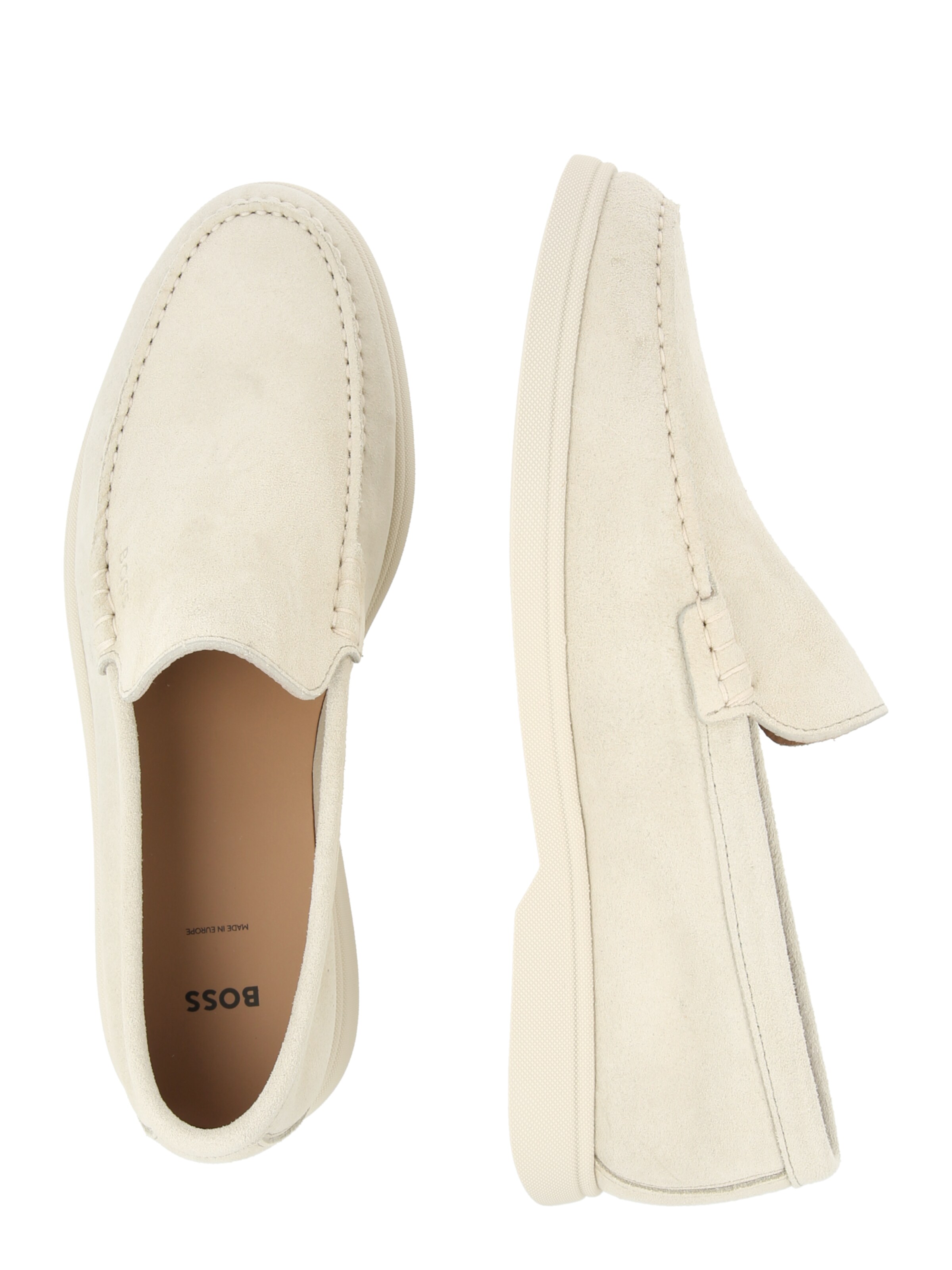 Mocassin 'Sienne' BOSS en blanc