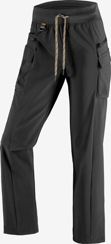 LASCANA ACTIVE Regular Outdoor trousers in Black