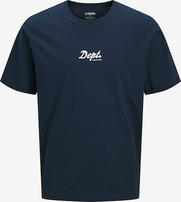 JJ Rebel Shirt 'JREBELijah' in Blue: front
