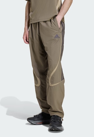 ADIDAS ORIGINALS Loosefit Hose in Braun: Vorderseite