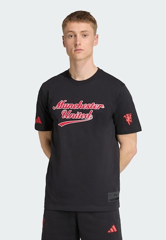 Maglietta 'Manchester United' di ADIDAS ORIGINALS in nero: frontale