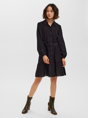 VERO MODA Shirt Dress 'Dharma' in Black