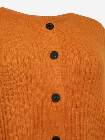 Zizzi Knit Cardigan in Orange