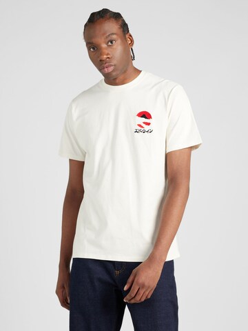 T-Shirt 'Kamifuji' EDWIN en blanc : devant