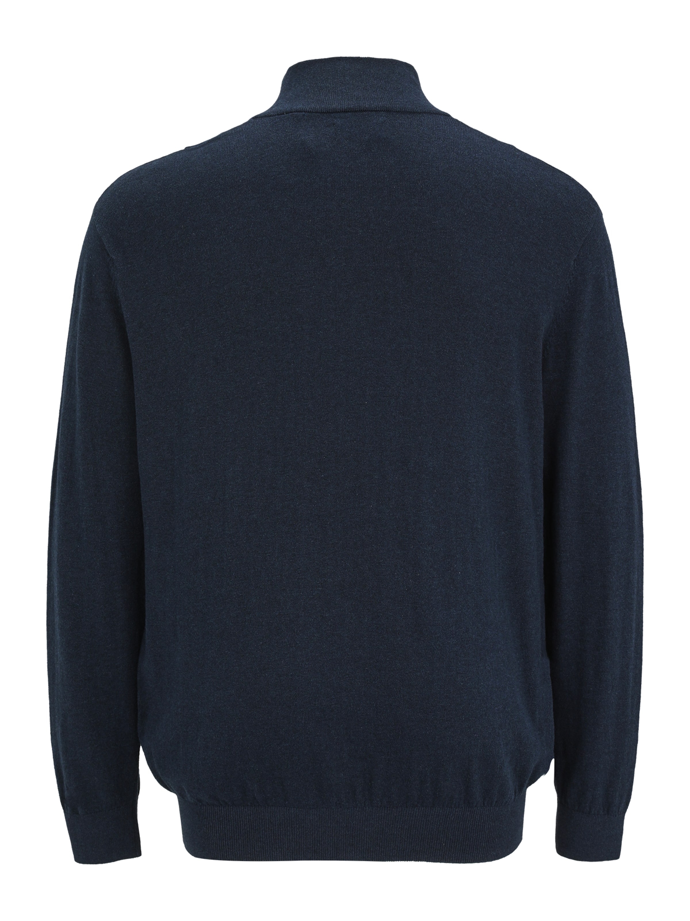 Jack & Jones Plus Sweater 'JJEEMIL' in Blue