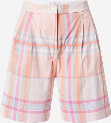 TOMMY HILFIGER Loose fit Pleat-Front Pants 'MADRAS' in Mixed colors: front