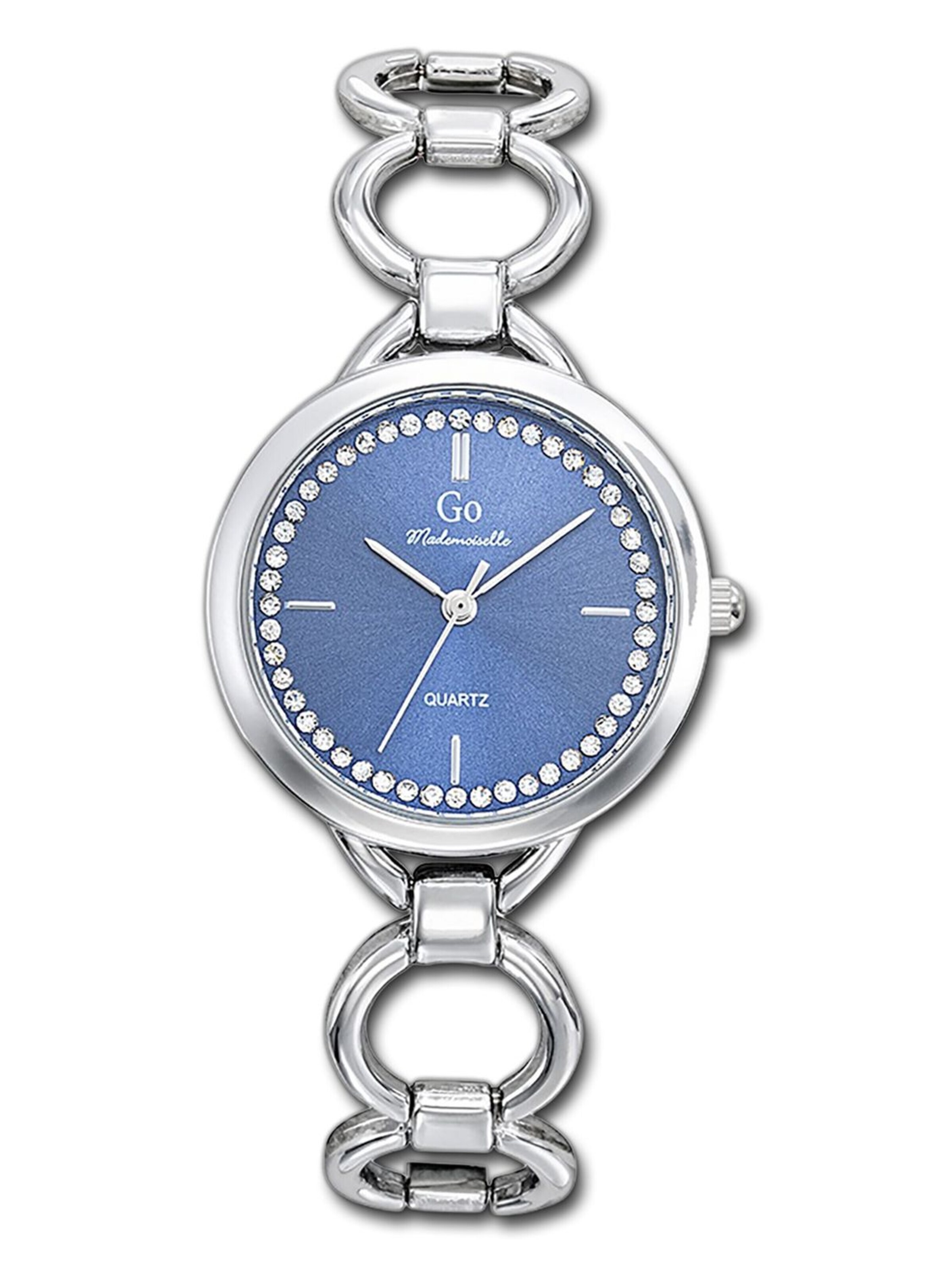 GO GirlOnly Analoog horloge in Zilver: voorkant