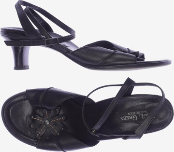 Paul Green Sandalen 38,5 in Schwarz: predná strana