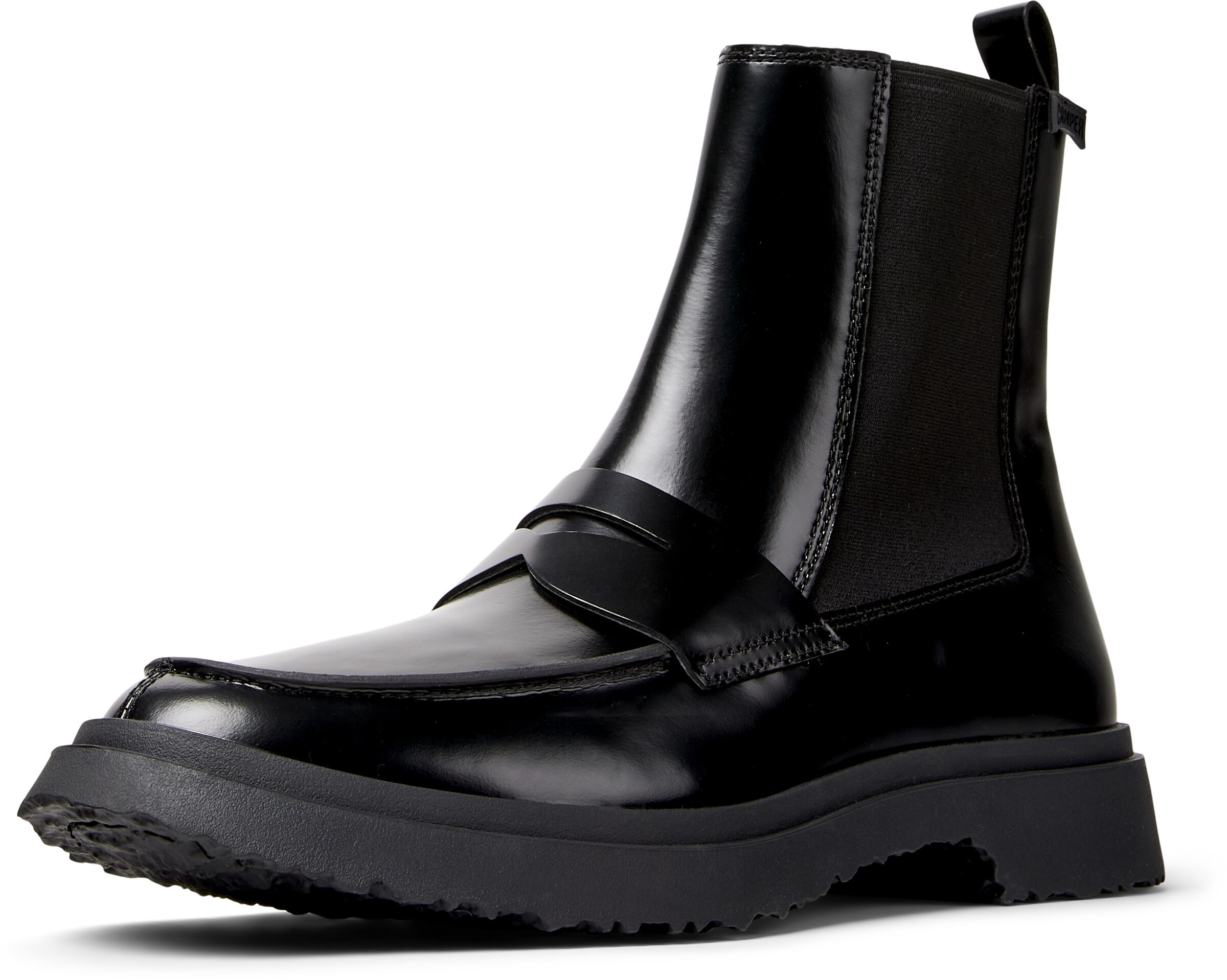 Boots chelsea 'Walden' di CAMPER in nero: frontale