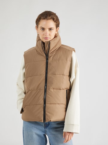 MSCH COPENHAGEN Vest 'Idalene Kaysa' in Brown: front