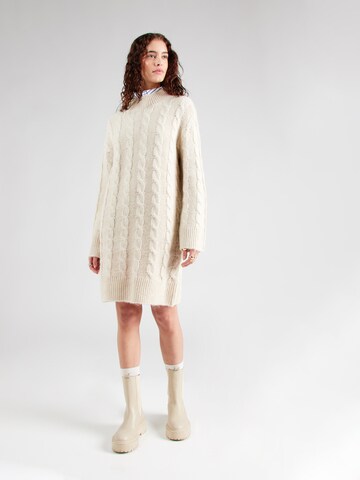 YAS Kleid 'YASLULU' in Beige: Vorderseite