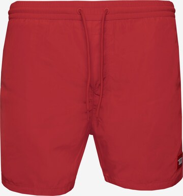 Shorts de bain 'Caybay' DIESEL en rouge : devant