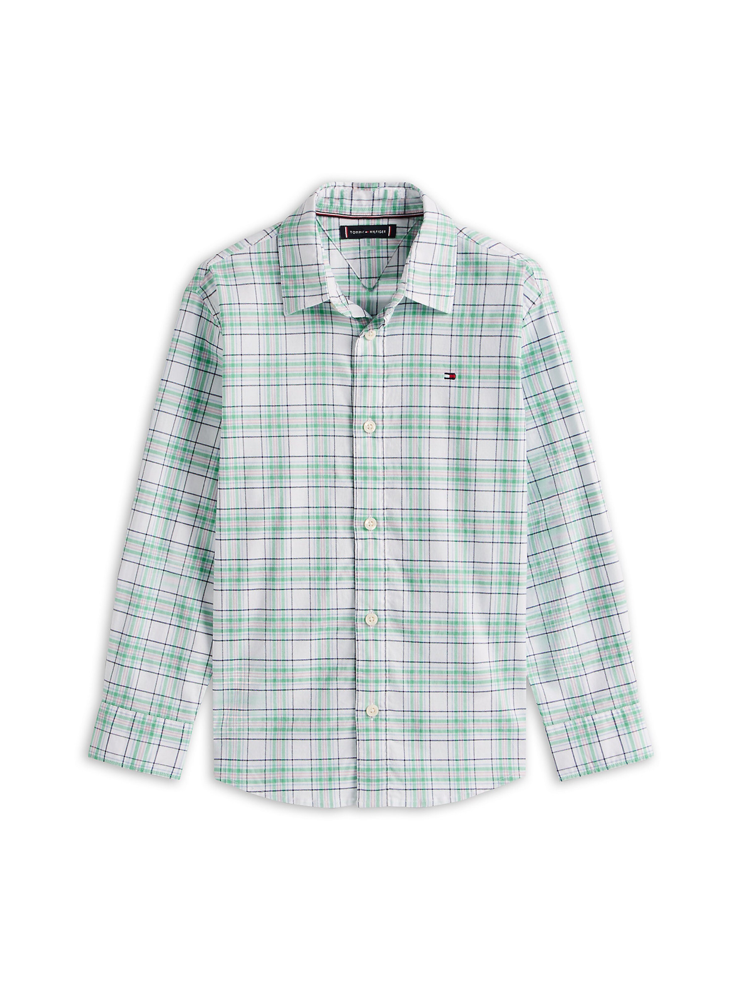 TOMMY HILFIGER Regular fit Overhemd in Wit: voorkant