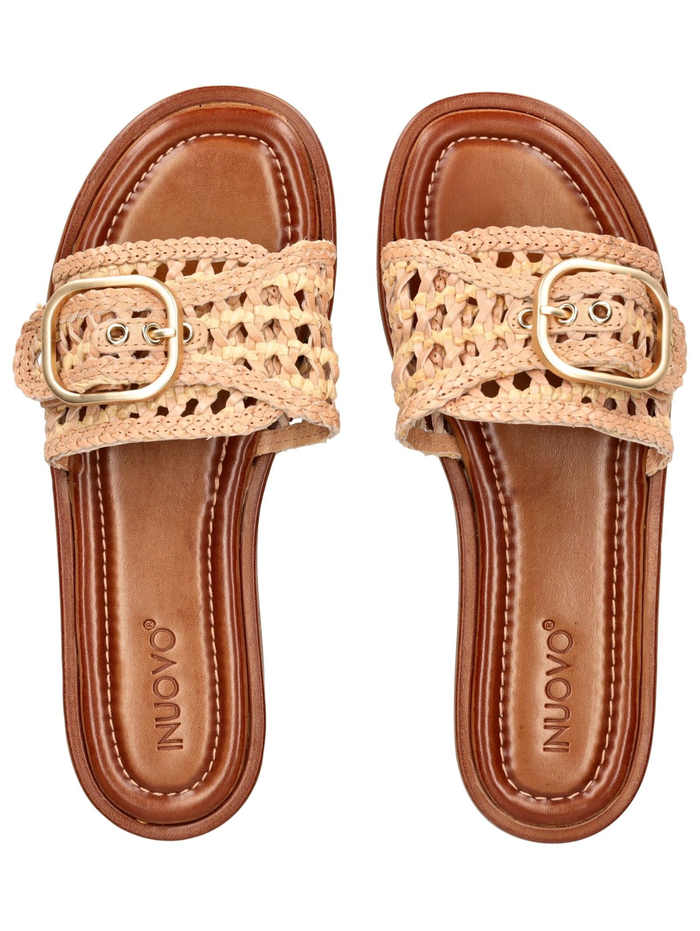 INUOVO Pantolette in Beige