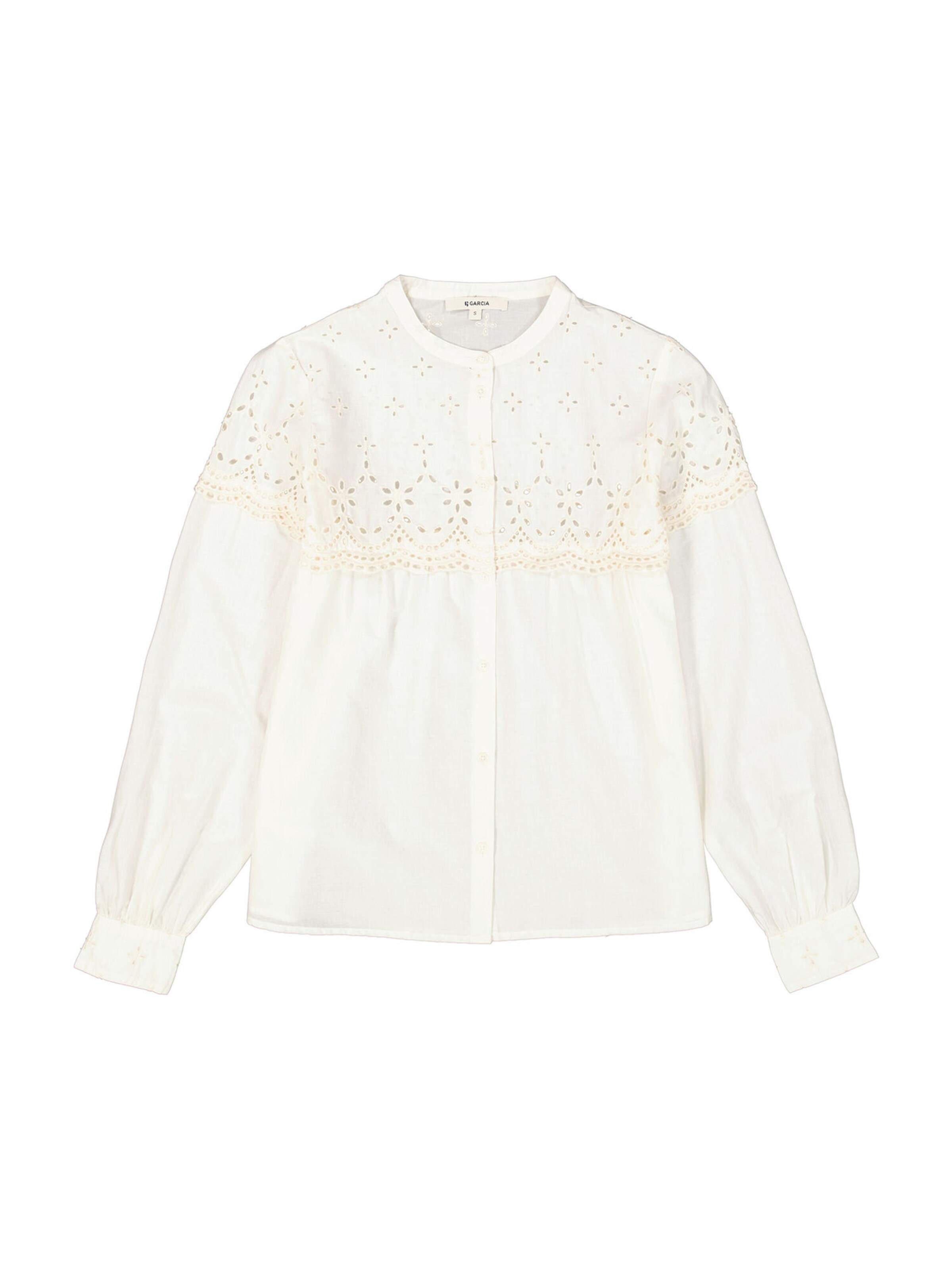 GARCIA Pluus, värv valge: eest vaates