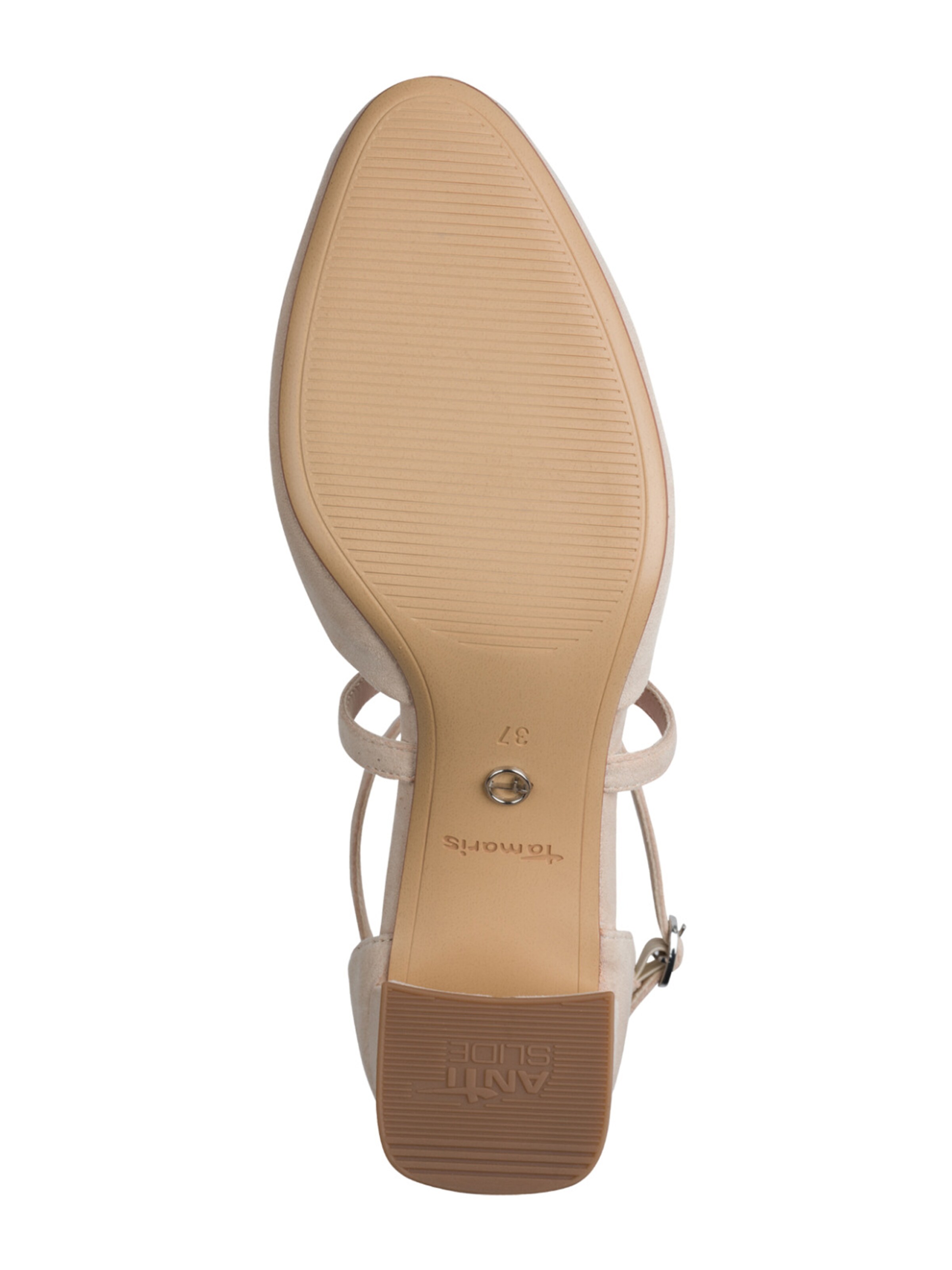 TamarisCipele s potpeticom i otvorenom petom - bež boja