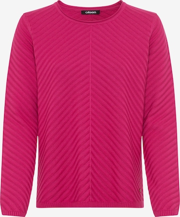 Olsen Pullover 'Eva' in Pink: predná strana