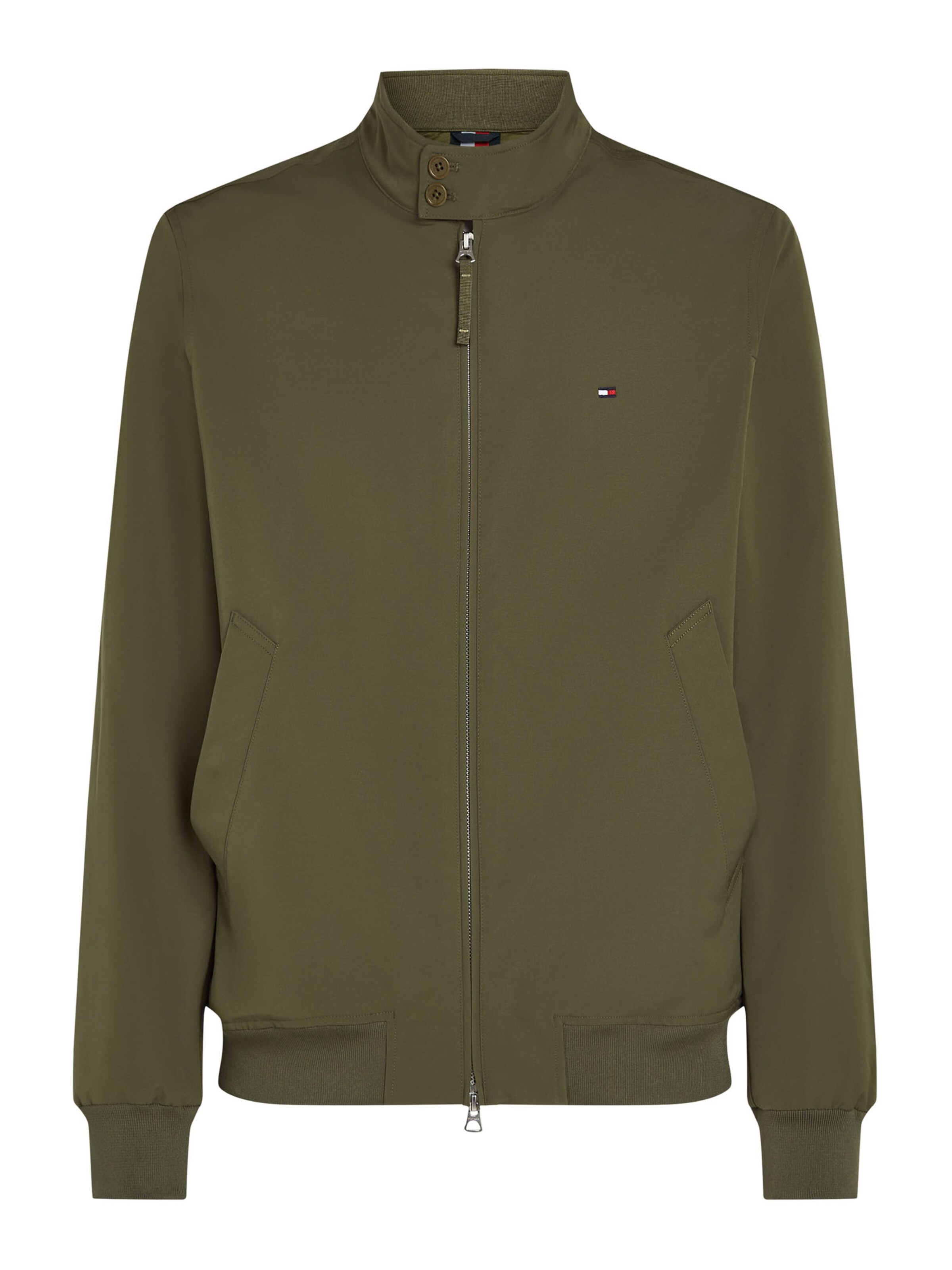 Veste mi-saison 'HARRINGTON' TOMMY HILFIGER en vert : devant