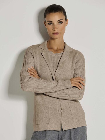 Cardigan MADELEINE en beige : devant