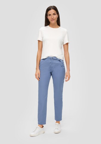 Effilé Pantalon chino s.Oliver en bleu