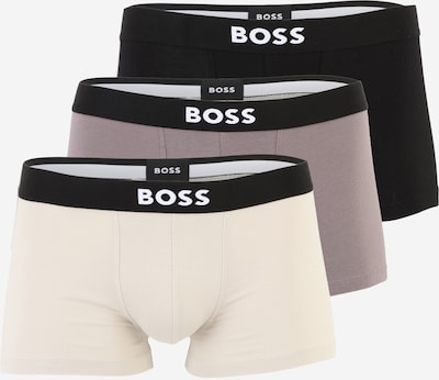 BOSS Bokserishortsit 'David Beckham' värissä taupe / vaaleanharmaa / musta / valkoinen, Tuotenäkymä