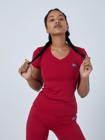 SPORTKIND - Camiseta en rojo
