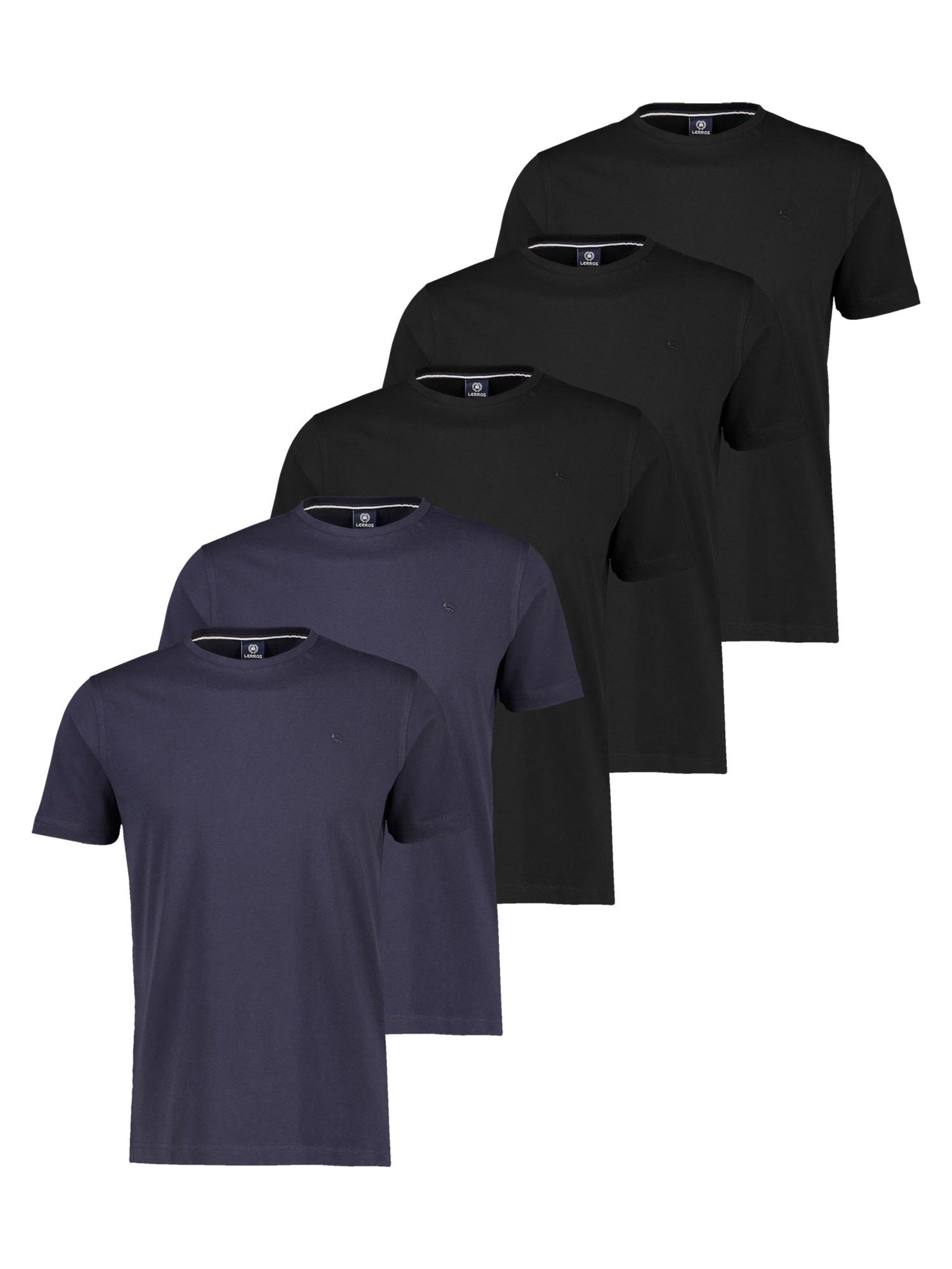 LERROS Shirt 'Basic' in Blauw: voorkant