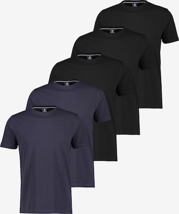 LERROS Shirt 'Basic' in Blau: Vorderseite