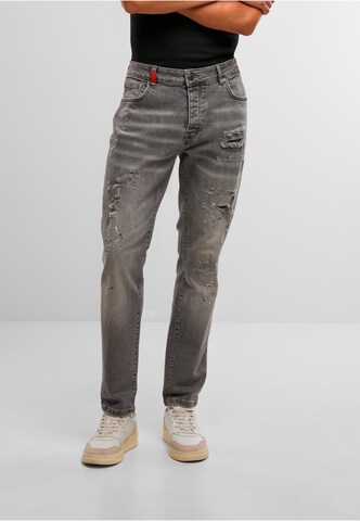 2Y Premium Slimfit Jeans 'Leonardo' in Grau: Vorderseite